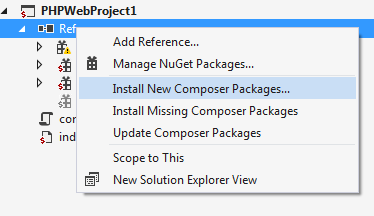 Install New composer packages...