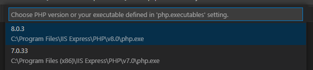 PHP Version Picker