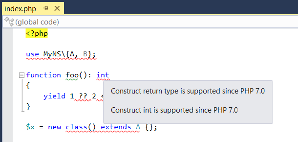 PHP 7.0 compatibility