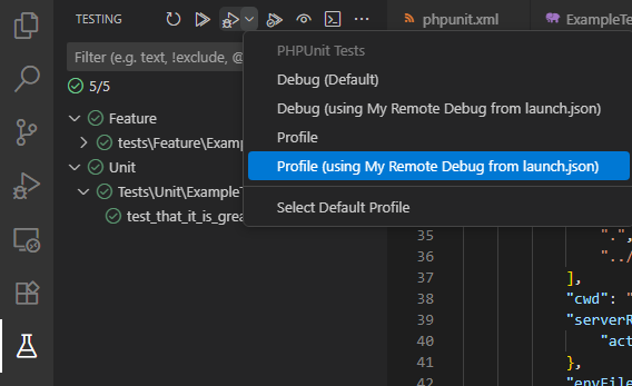 custom profiling profile